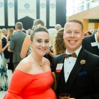 Michael and Sara Keast at the Enrichment Dinner Reception